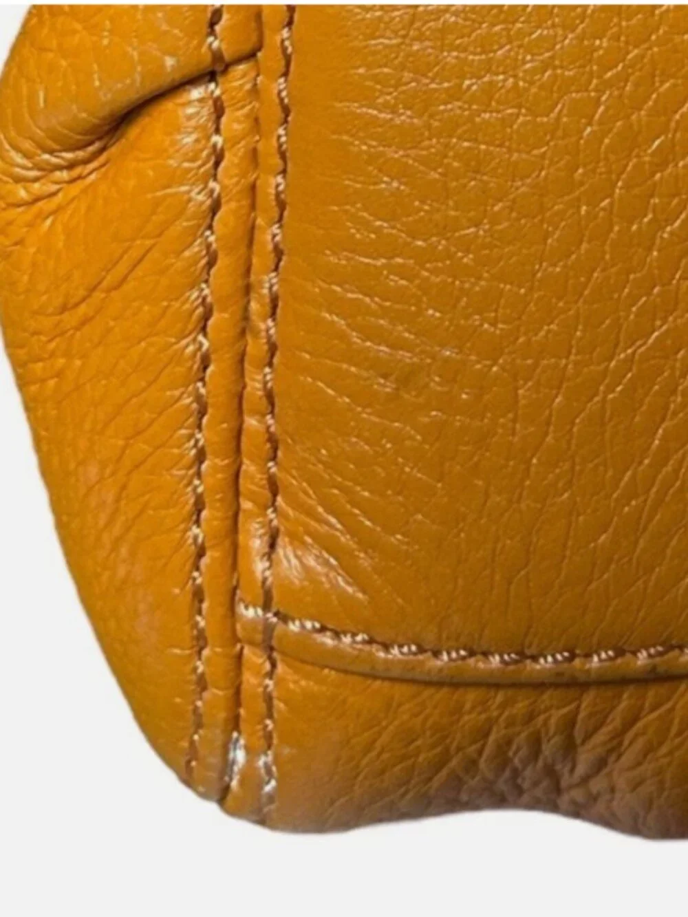 VINTAGE MICHAEL KORS CHARLTON PUMPKIN ORANGE SUPER SOFT LEATHER CROSSBODY PURSE
